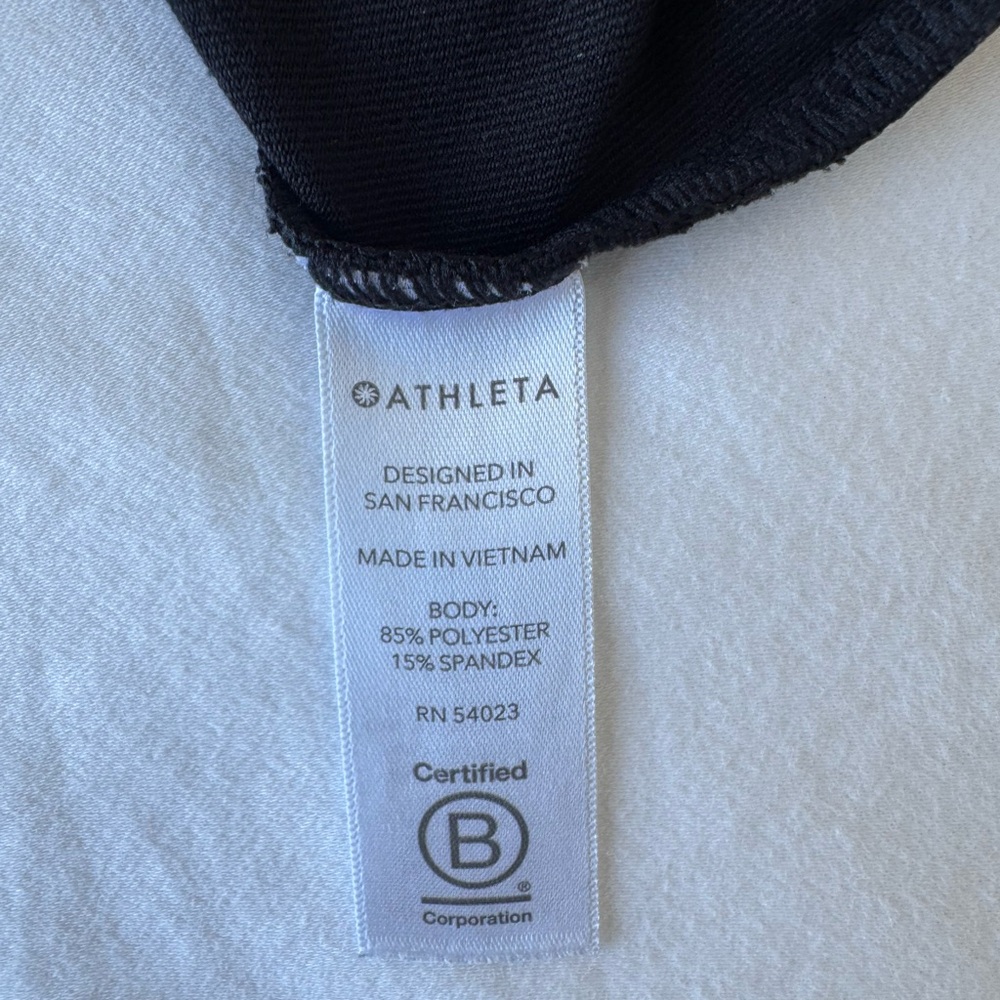 Athleta Black Racerback Tank Top - Picture 3 of 5